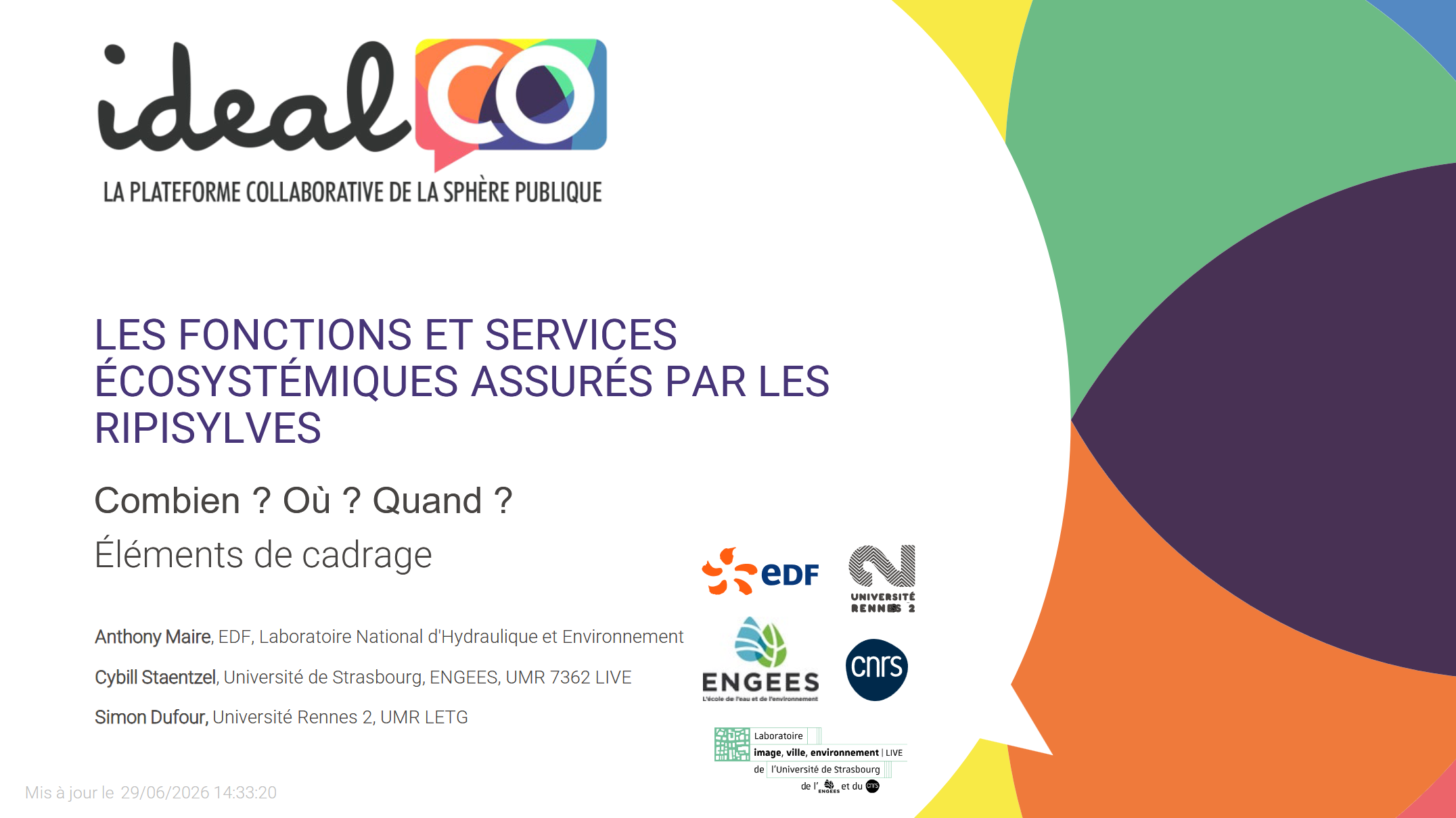 image Ripisylves et Résilience des écosystèmes aquatiques