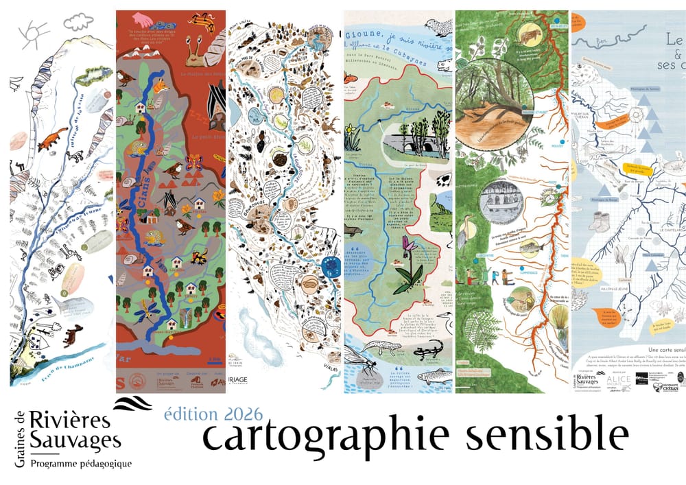 image Nos incroyables cours d’eau cartographiés par les participants de Graines de Rivières Sauvages