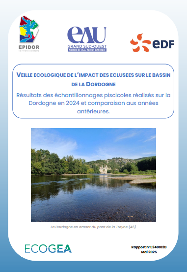 image Veille écologique de l'impact des écluses sur le bassin de la Dordogne
