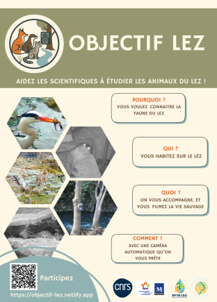 image Objectif LEZ - Aidez les scientifiques à étudier les animaux du Lez
