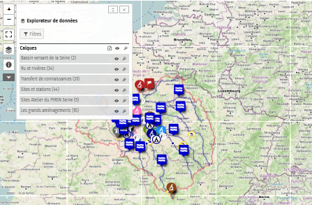 image Une cartographie interactive du PIREN-Seine