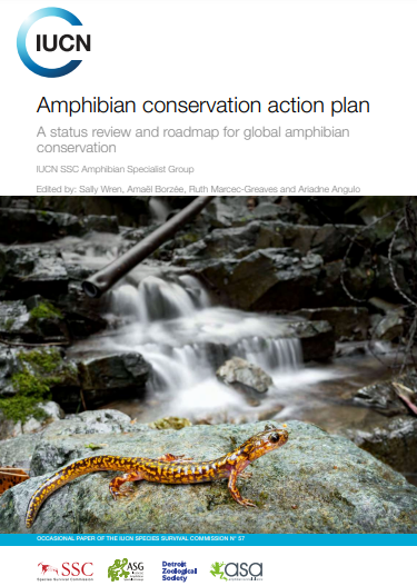 image Plan d'action mondial de conservation  pour les amphibiens (texte en anglais)